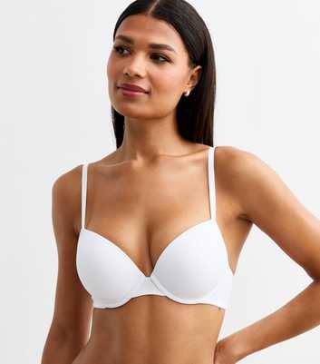 White Cotton T-Shirt Bra 