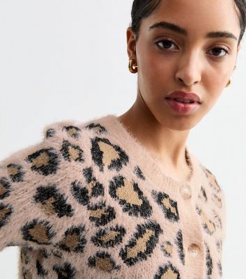 New look leopard print cardigan hotsell