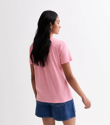 Pale Pink La Vie En Rose Print T-Shirt | New Look