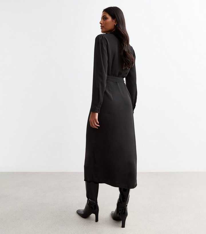 knee length dresses for ladies Rowan Linen Button Up Midi Dress | Disturbia main image 0