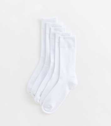 Pack Of 5 White Socks