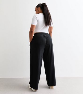 Plus size wide leg joggers on sale