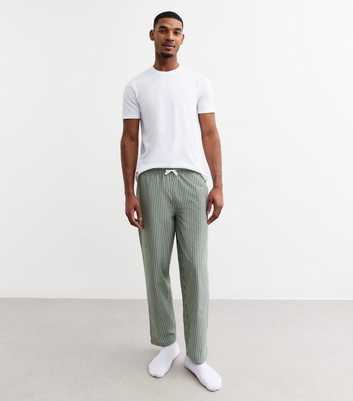 White Regular T-Shirt and Trousers Pyjamas Set