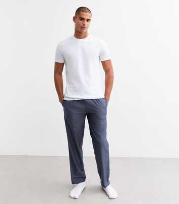 White Regular Long Cotton Pyjama Set