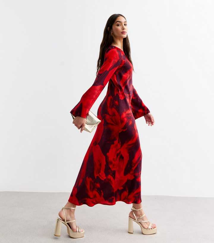 knee length dresses for ladies Farrow Long Sleeve Midi Dress main image 1