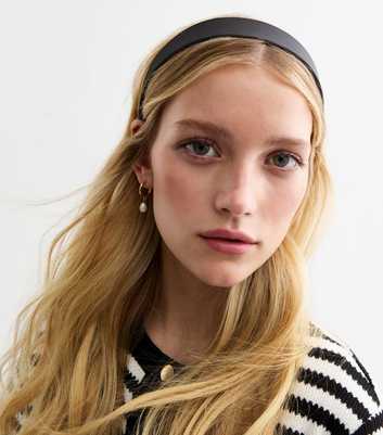 Black Satin Headband