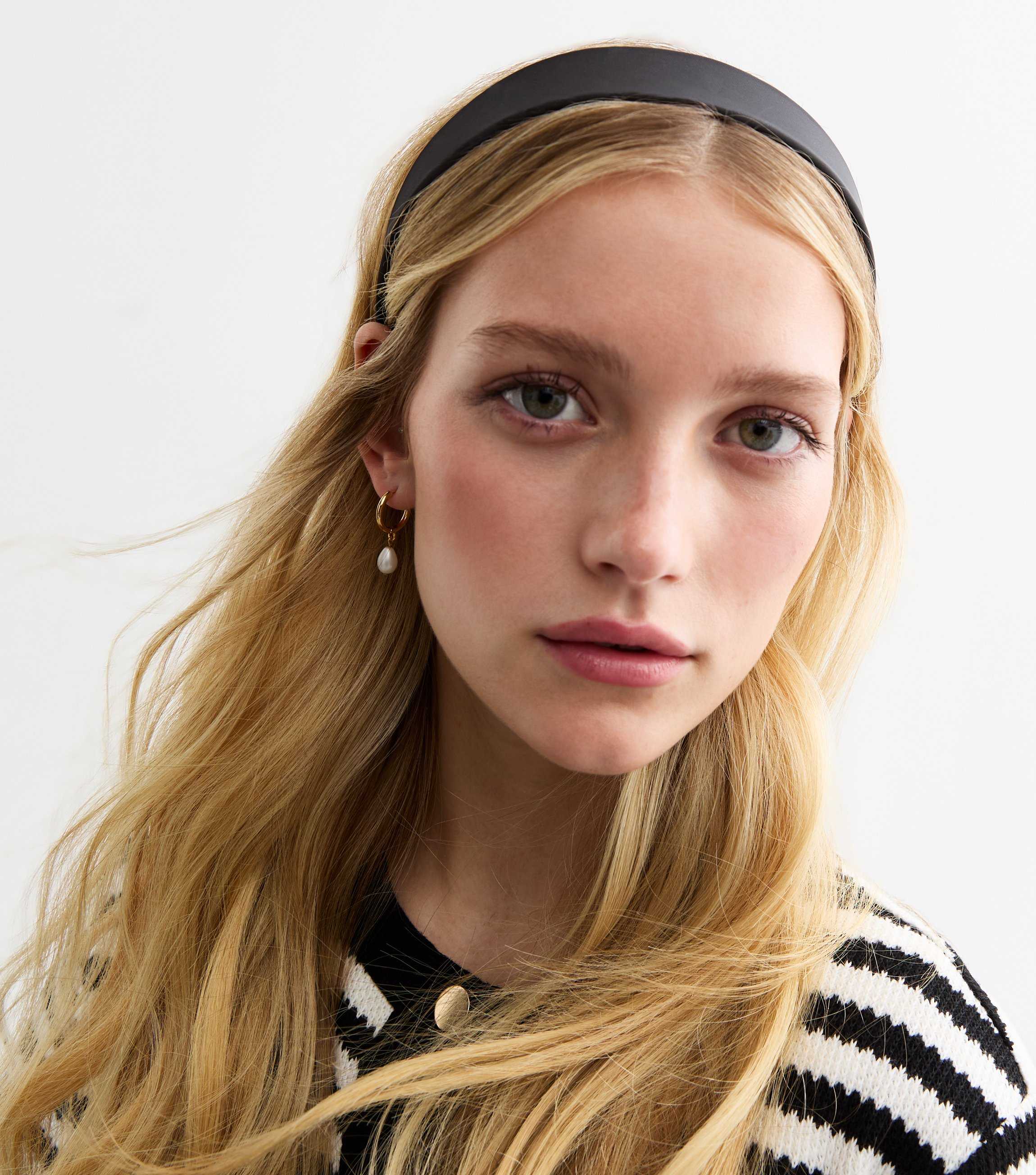 Satin Alice Band Headband For Women – Inner Braid Design In Black, Pink, Or White (2cm Width)