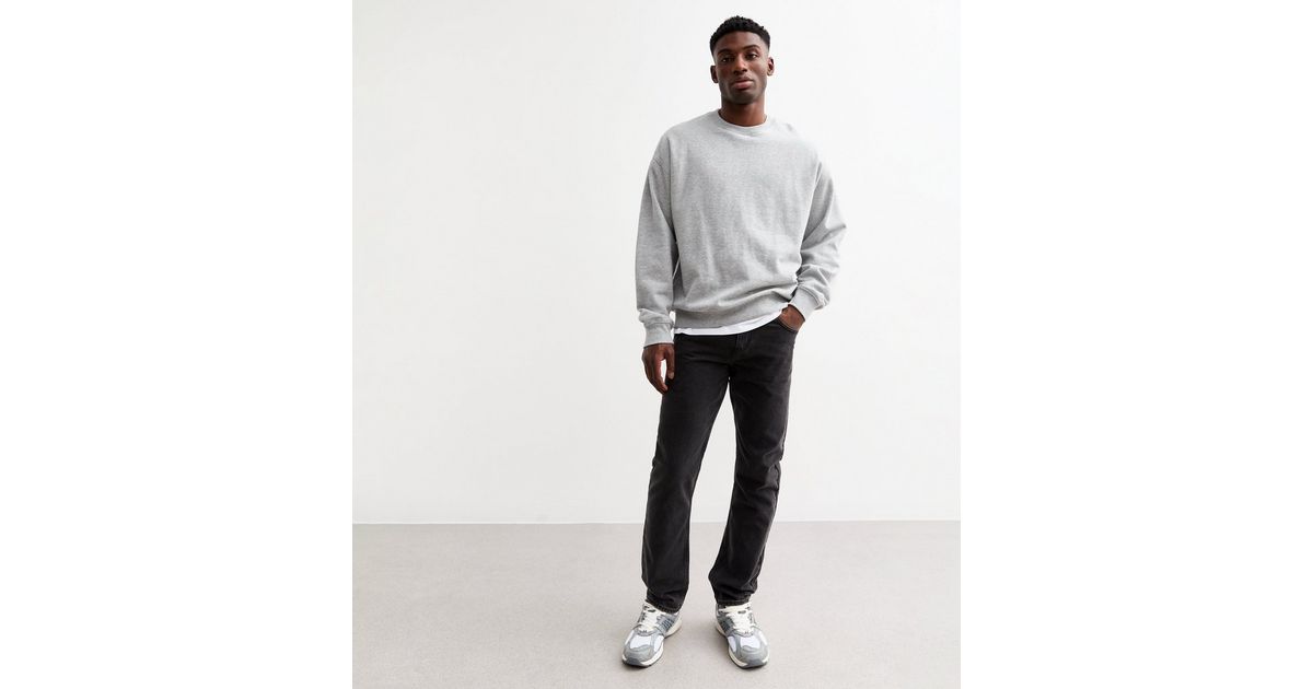 Washed Straight Leg Jeans main image 1