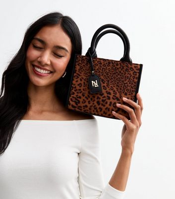 New look leopard print handbag online