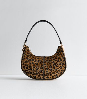 Leopard print side bag best sale