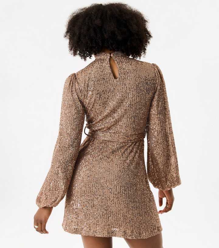 mens black dress shoes with gold buckle Petal and Pup Women's Elba Long Sleeve Mini Dress main image 1