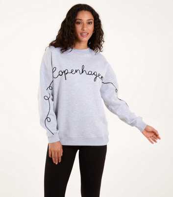 Blue Vanilla Grey Copenhagen Logo Sweatshirt