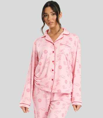 Loungeable Pink Cowboy Pyjama Set