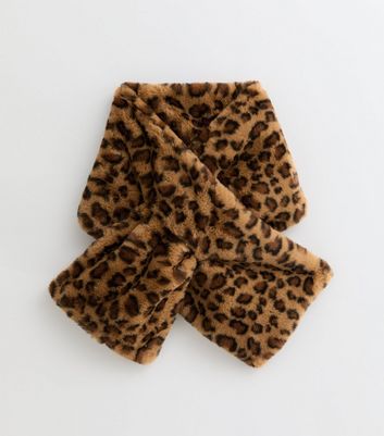 小物 MASU 21AW FUR PRINT SILK SCARF- BROWN MASU 21AW FUR PRINT SILK SCARF- BROWN