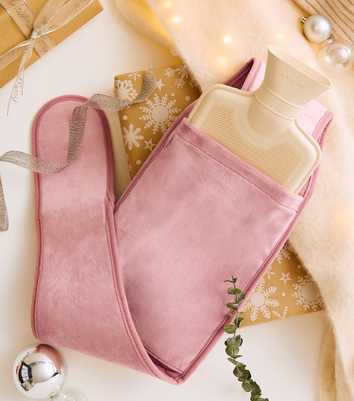 Aroma Pink 3 In 1 Hot Water Bottle Heat Wrap