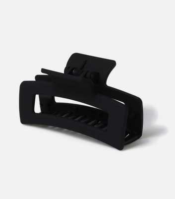 Muse Black Rectangle Claw Hair Clip