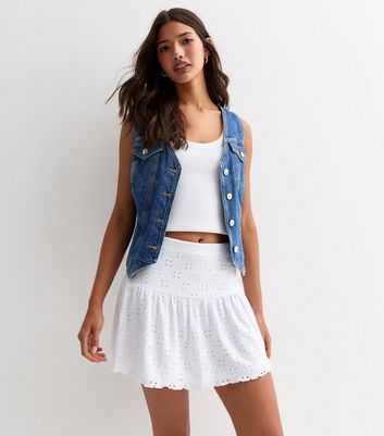 New look white mini skirt best sale