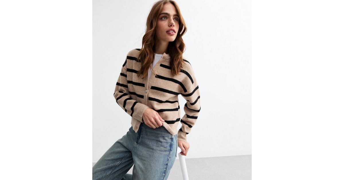Keep It Cool Open Knit Striped Cardigan- 2 Colors