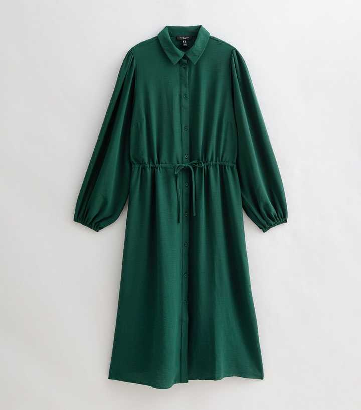 green emerald velvet dress Share Your Story Hunter Green Shirt Dress – Shop the Mint
