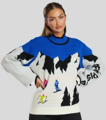 South Beach Multicolour Ski Scene Jumper