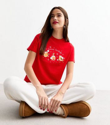 christmas tshirt new look