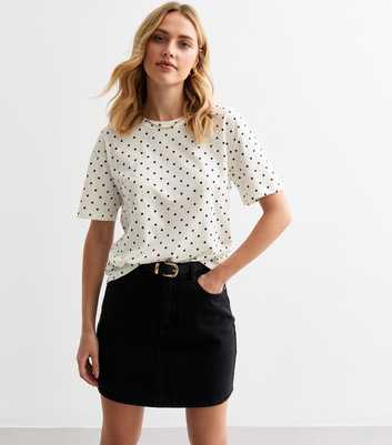 White Polka Dot T-Shirt 