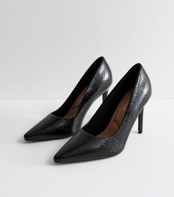 Black snake print shoes on sale