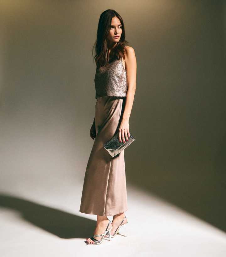 chinese dress ladies ODODOS Women's 2-in-1 Maxi Dress/Skirt