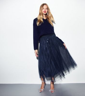 Midi tulle skirt buy best sale