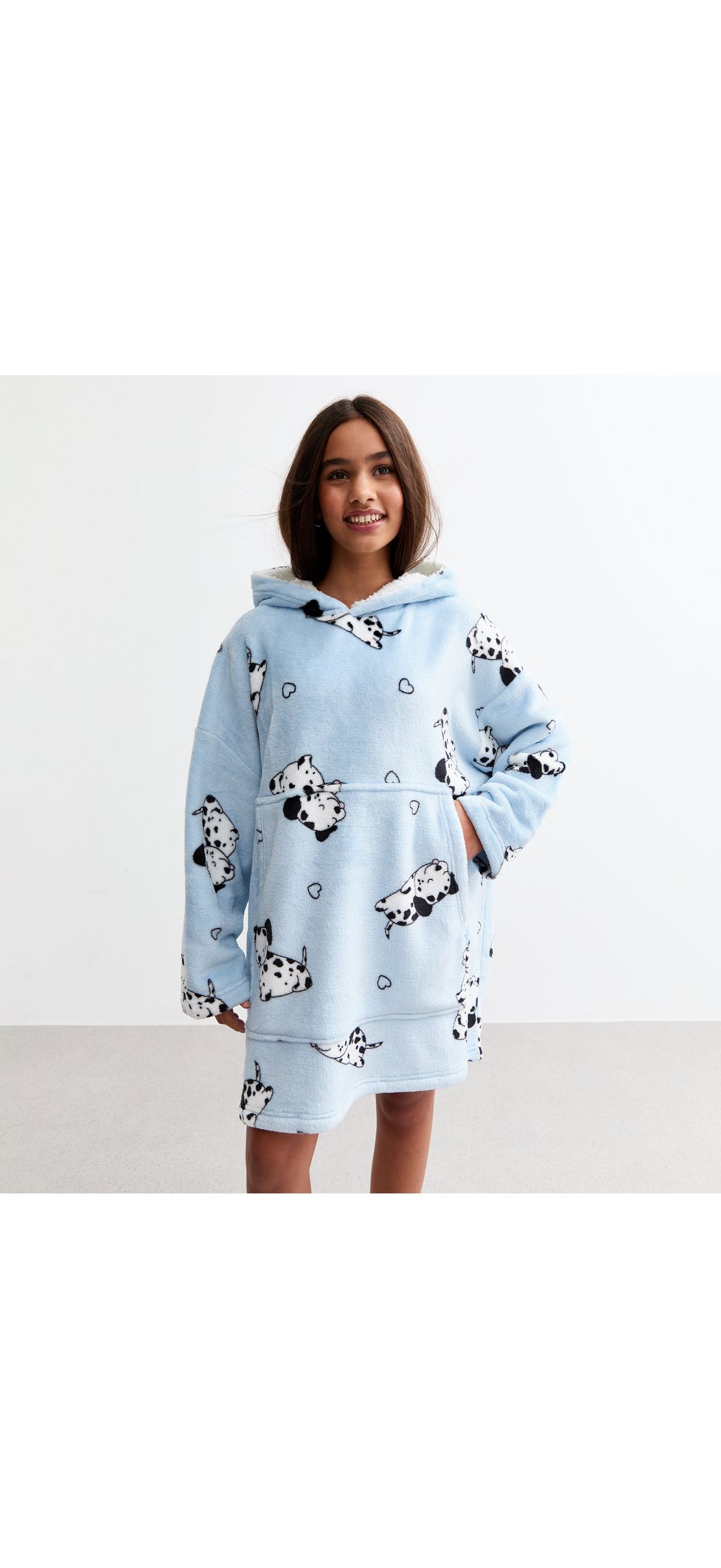 Pusheen Oversized Fleece Hoodie For Girls & Teens - Sherpa-Lined Hood With 3D Ears, Soft Blanket-Like Material | Cosy Gift For Ages 6-14