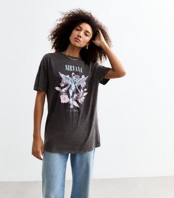 Nirvana t shirt cotton on best sale