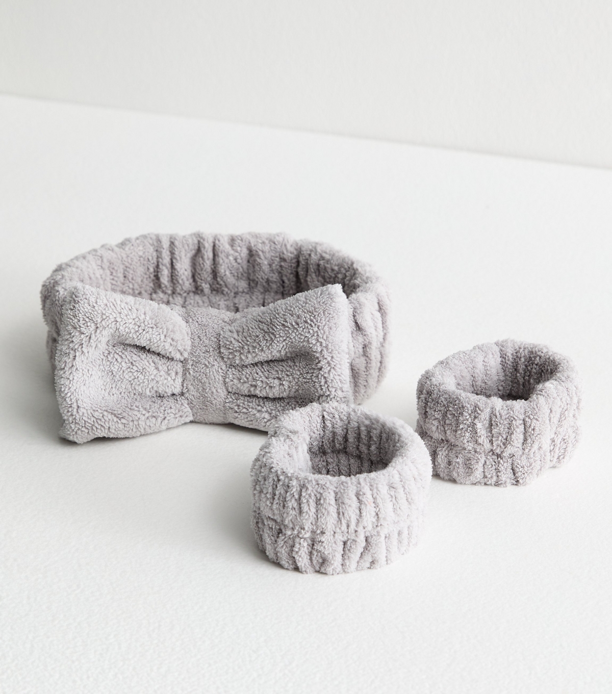 Grey Beauty Headband and Wrist Cuffs New Look