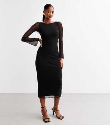 Black dresses for funeral new look sales