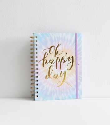 Pink Oh Happy Days A5 Lined Notebook