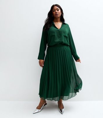 midi skirt chiffon