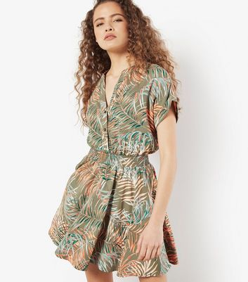 Malle Smock Dress Fiji Flower Aop Met