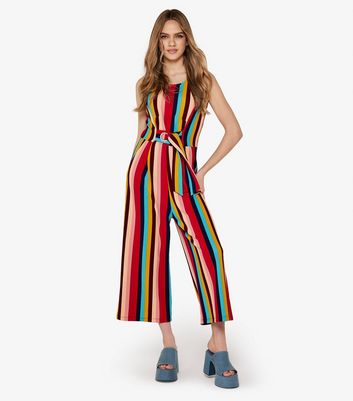 New look striped jumpsuit on sale