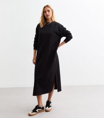 Black sweater dress midi on sale