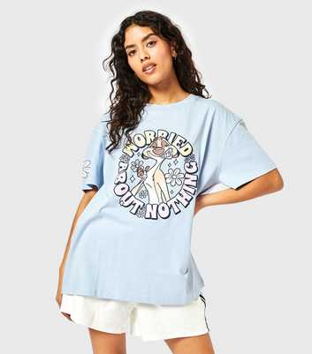 Skinnydip Bright Blue Cotton Disney Timone T-Shirt