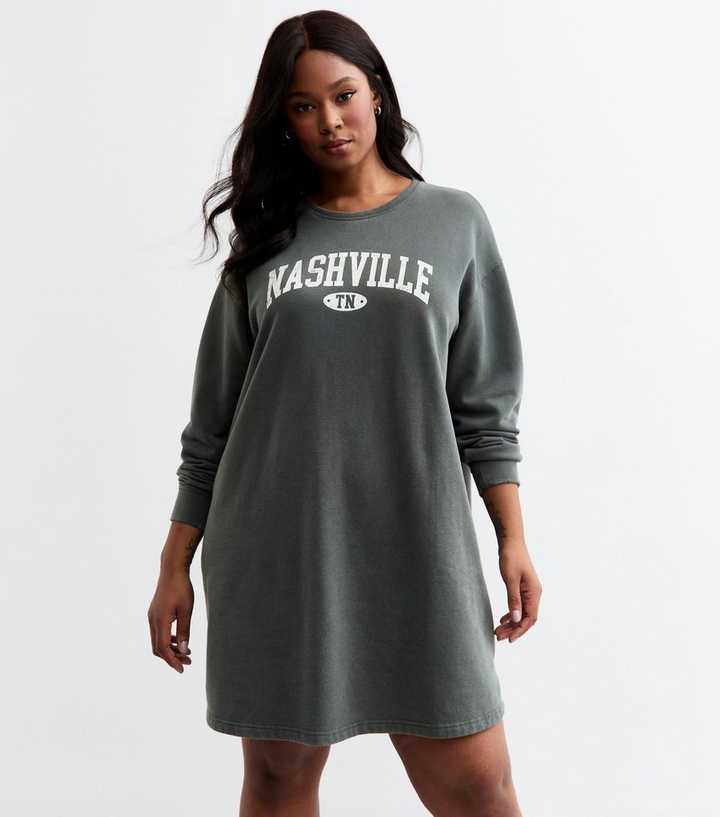 grey jersey t shirt dress Gray T-Shirt Dress – Italics Boutique main image 1