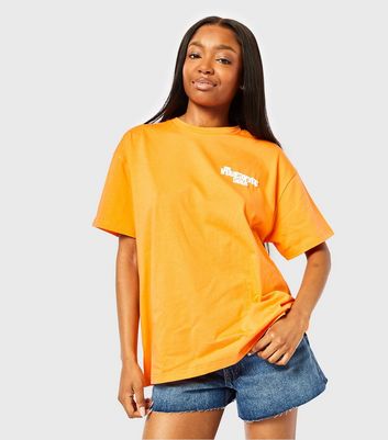 SkinnyDip Bright Orange Cotton The Powerpuff Girls Print T Shirt New Look