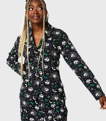 Skinnydip Black Nightmare Before Christmas Scrunchie Pyjama Set