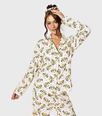 Skinnydip Cream Disney Simba Pyjama Set