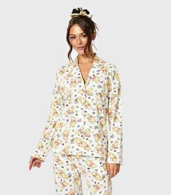 Skinnydip White Winnie the Pooh Scrunchie Pyjama Set