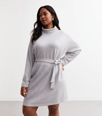 Roll neck jumper dress zara on sale