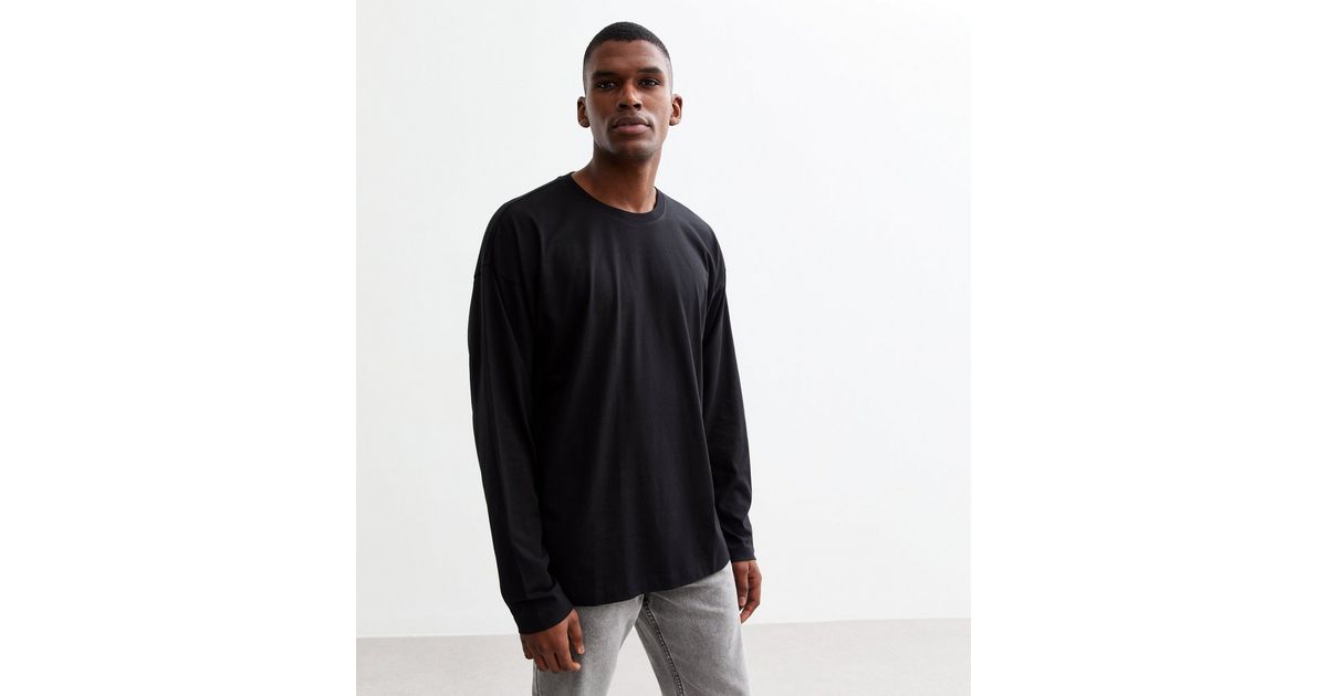 Gildan Men's Heavy Taped Neck Long Sleeve T-Shirt - 100% Cotton Jersey Tee, X-Large Irish Green