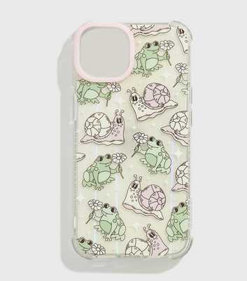 Skinnydip Frog & Snail Print iPhone Case