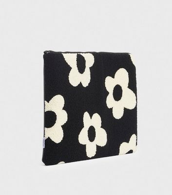 Skinnydip Black Daisy Teddy Laptop Case New Look