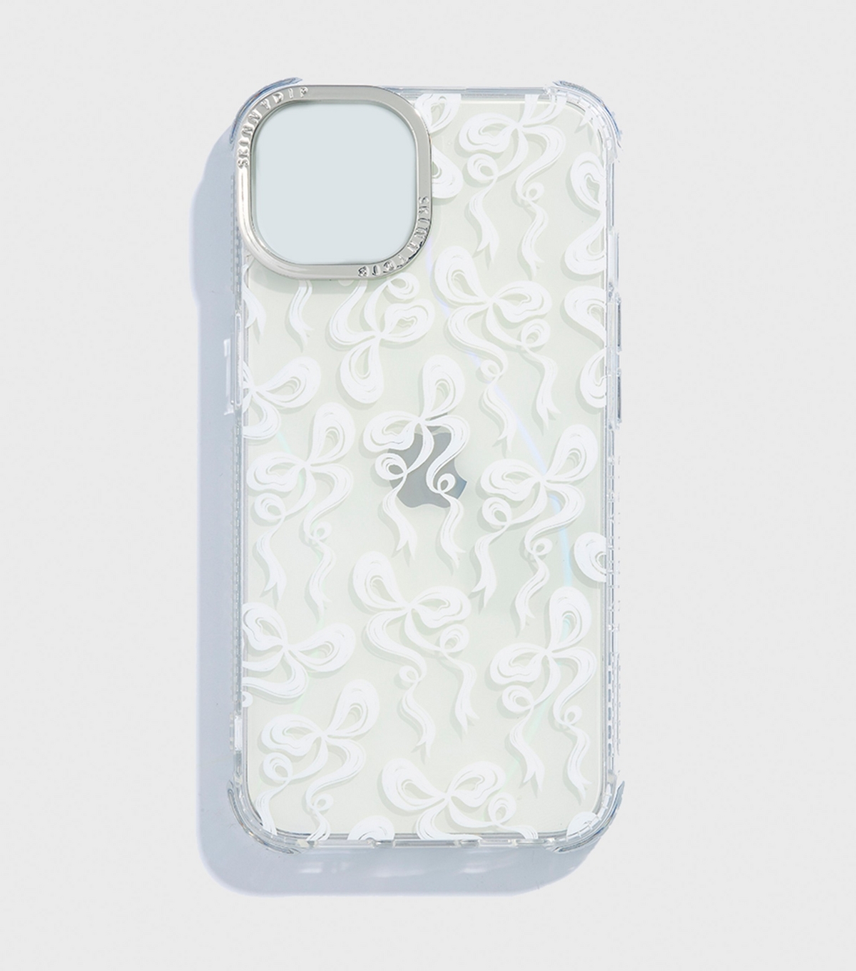 White Swirl Bow iPhone Case Skinnydip New Look