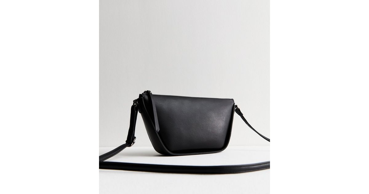 FAUX LEATHER CROSSBODY BAG
